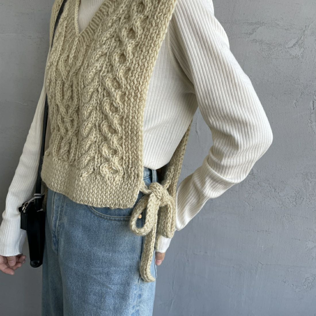 NEPAL HAND KNIT [ネパールハンドニット] 別注 ハンドニット サイド