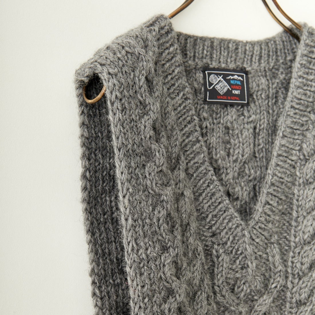 NEPAL HAND KNIT [ネパールハンドニット] 別注 ハンドニット サイド