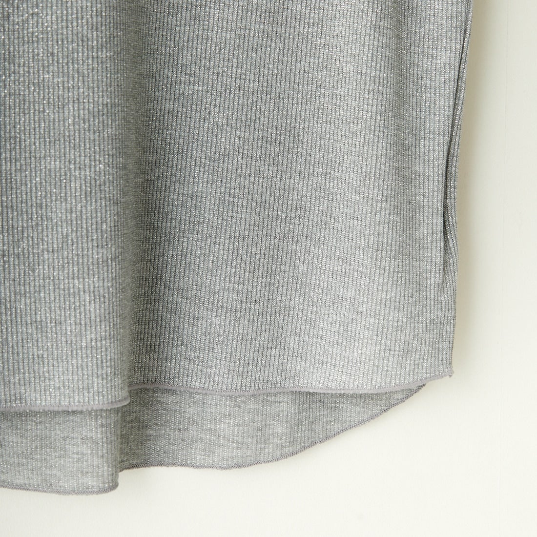 Jf Ready Made [ジェイエフレディメイド] ラメリブタンクトップ [8920622-06] 12 ｸﾞﾚｰ