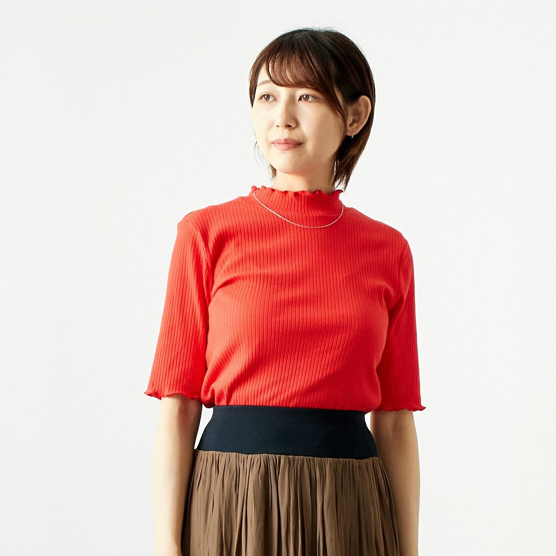 301 ﾚｯﾄﾞ&&モデル身長：167cm 着用サイズ：F&&