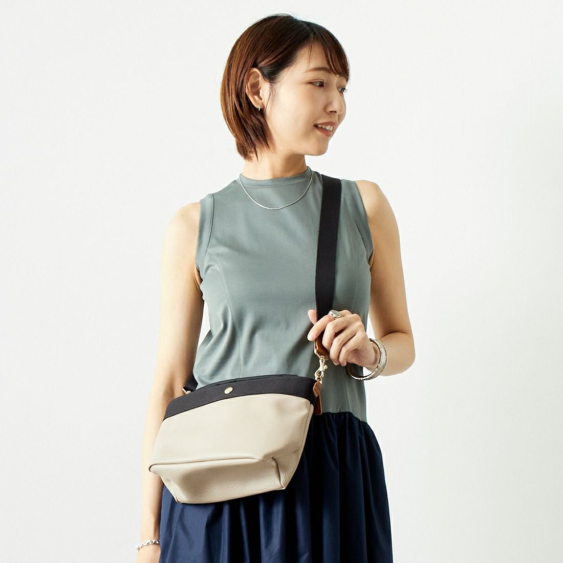 TREASURE TOPKAPI [トレジャートプカピ] リプルショルダーバッグ [503-08-0103700] 16 ﾄｰﾌﾟ