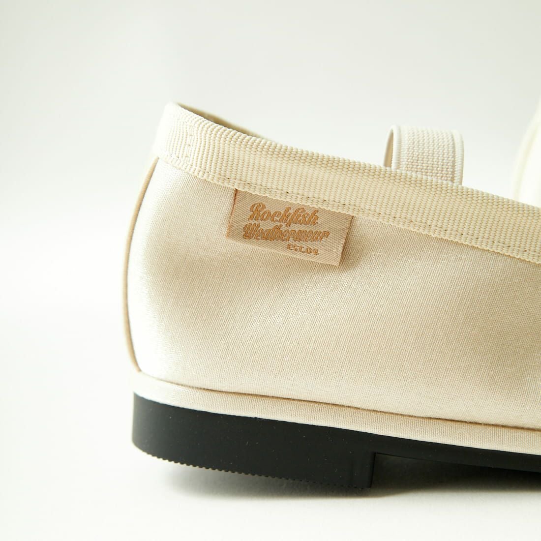 Rockfish Weatherwear [ロックフィッシュ ウェザーウェア] WISLEY SCRUNCH メリージェーン リボンキルトバレエシューズ [RF1SHBD3FL001] BUTTER