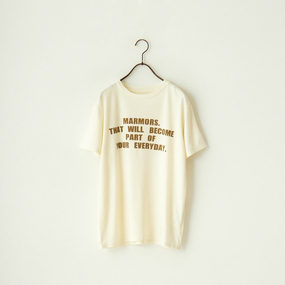 marmors [マルモア] ウールロゴTシャツ [0224309060] OFF WHITE