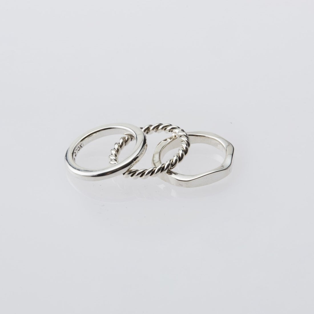 XOLO JEWELRY [ショロジュエリー] トリプルリング [XOR025] SILVER