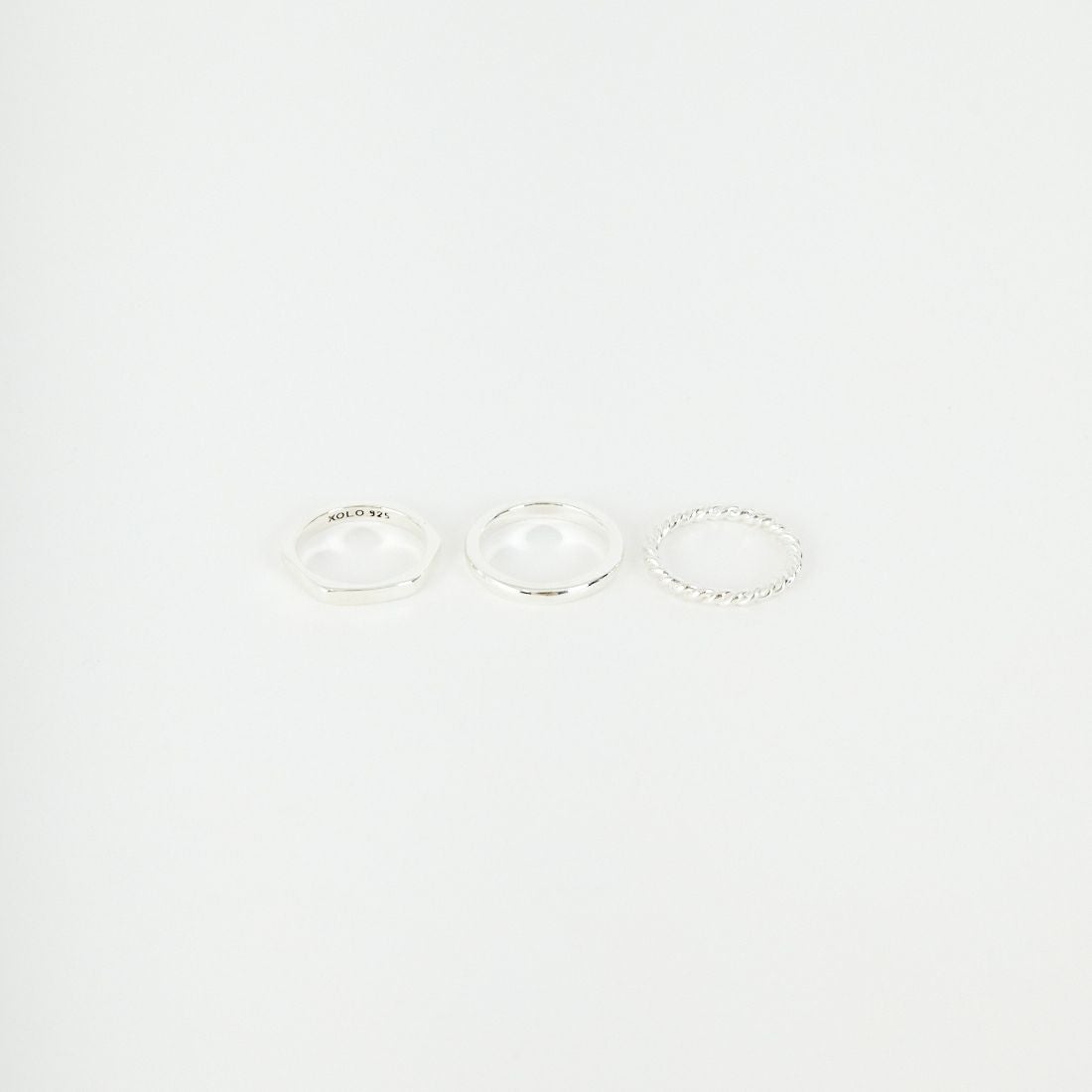 XOLO JEWELRY [ショロジュエリー] トリプルリング [XOR025] SILVER