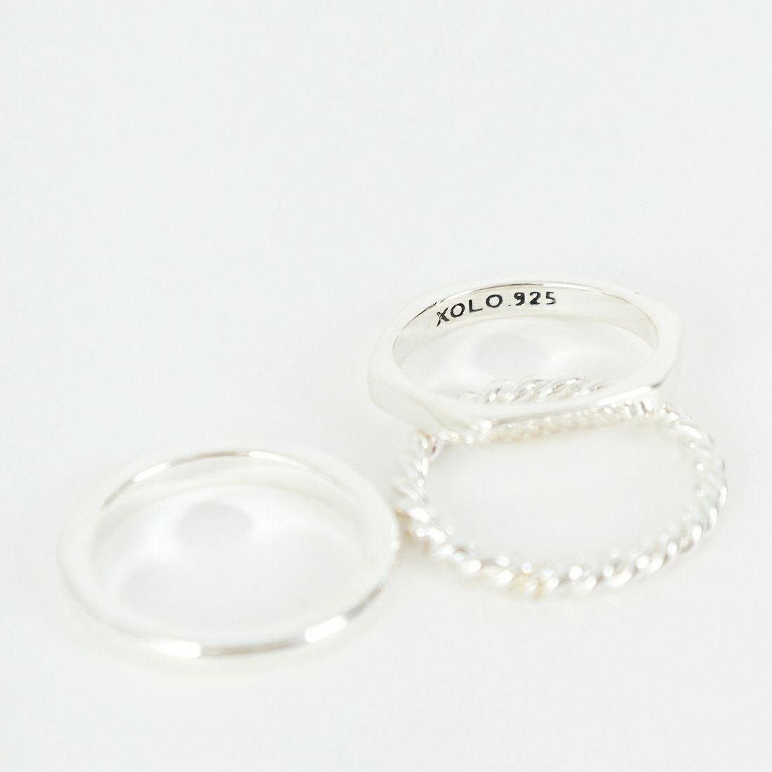 XOLO JEWELRY [ショロジュエリー] トリプルリング [XOR025]｜ジーンズ