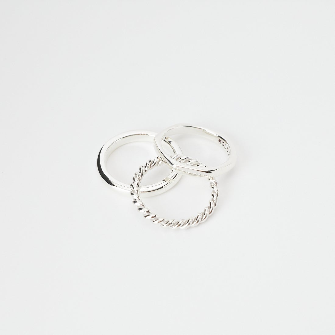 XOLO JEWELRY [ショロジュエリー] トリプルリング [XOR025] SILVER