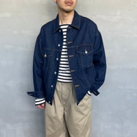 ONE WASH&&モデル身長：168cm 着用サイズ：M&&