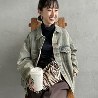 T.ACID BLU&&モデル身長：150cm 着用サイズ：XS&&