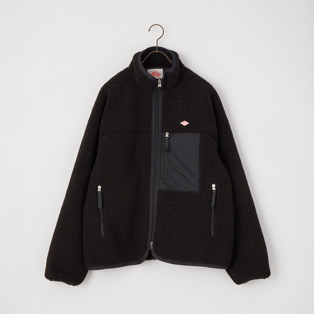 DANTON [ダントン] スタンドカラーボアジャケット [DT-A0195LBA] BLACK