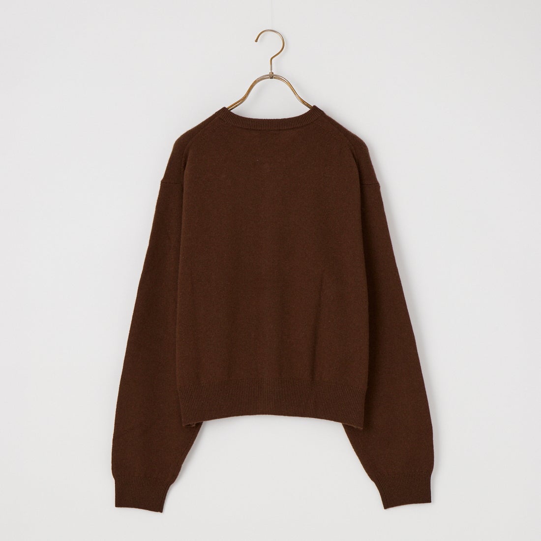 DANTON [ダントン] ラムウール クルーネックカーディガン [DT-D0031LMW] BEIGE BROW