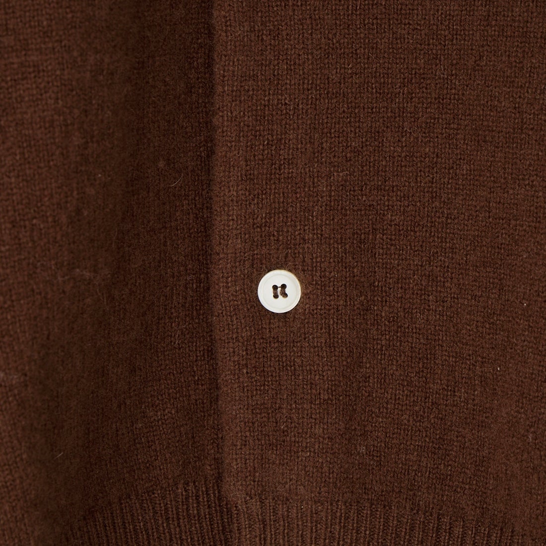 DANTON [ダントン] ラムウール クルーネックカーディガン [DT-D0031LMW] BEIGE BROW
