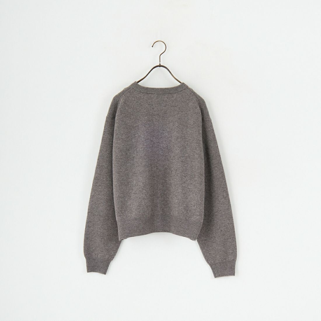 DANTON [ダントン] ラムウール クルーネックカーディガン [DT-D0031LMW] TAUPE