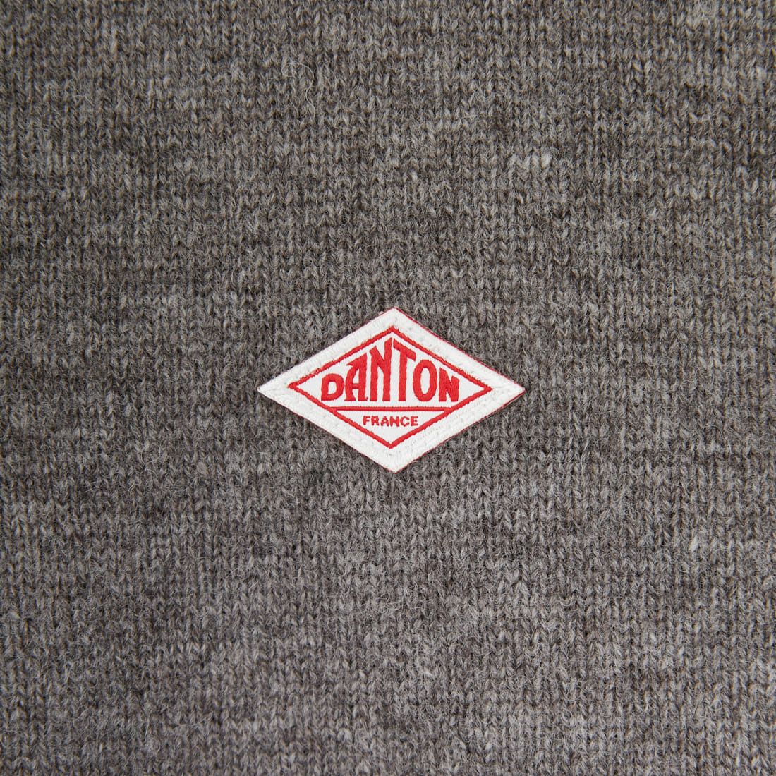 DANTON [ダントン] ラムウール クルーネックカーディガン [DT-D0031LMW] TAUPE