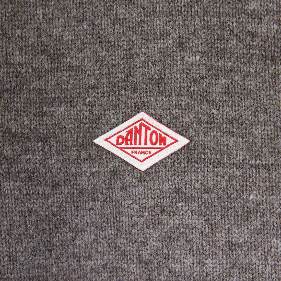 DANTON [ダントン] ラムウール クルーネックカーディガン [DT-D0031LMW] TAUPE
