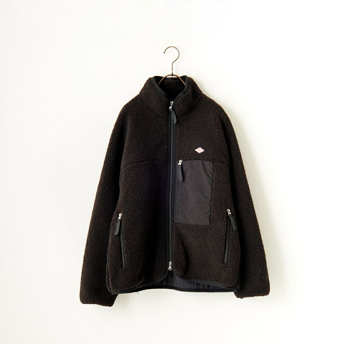 DANTON [ダントン] スタンドカラーボアジャケット [DT-A0194LBA] BLACK