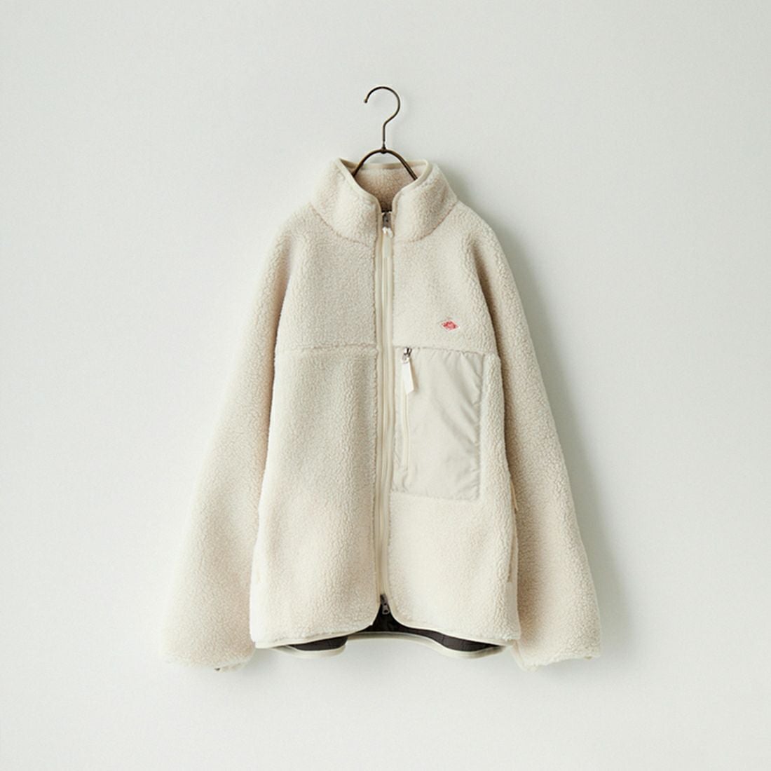 DANTON [ダントン] スタンドカラーボアジャケット [DT-A0194LBA] OYSTER