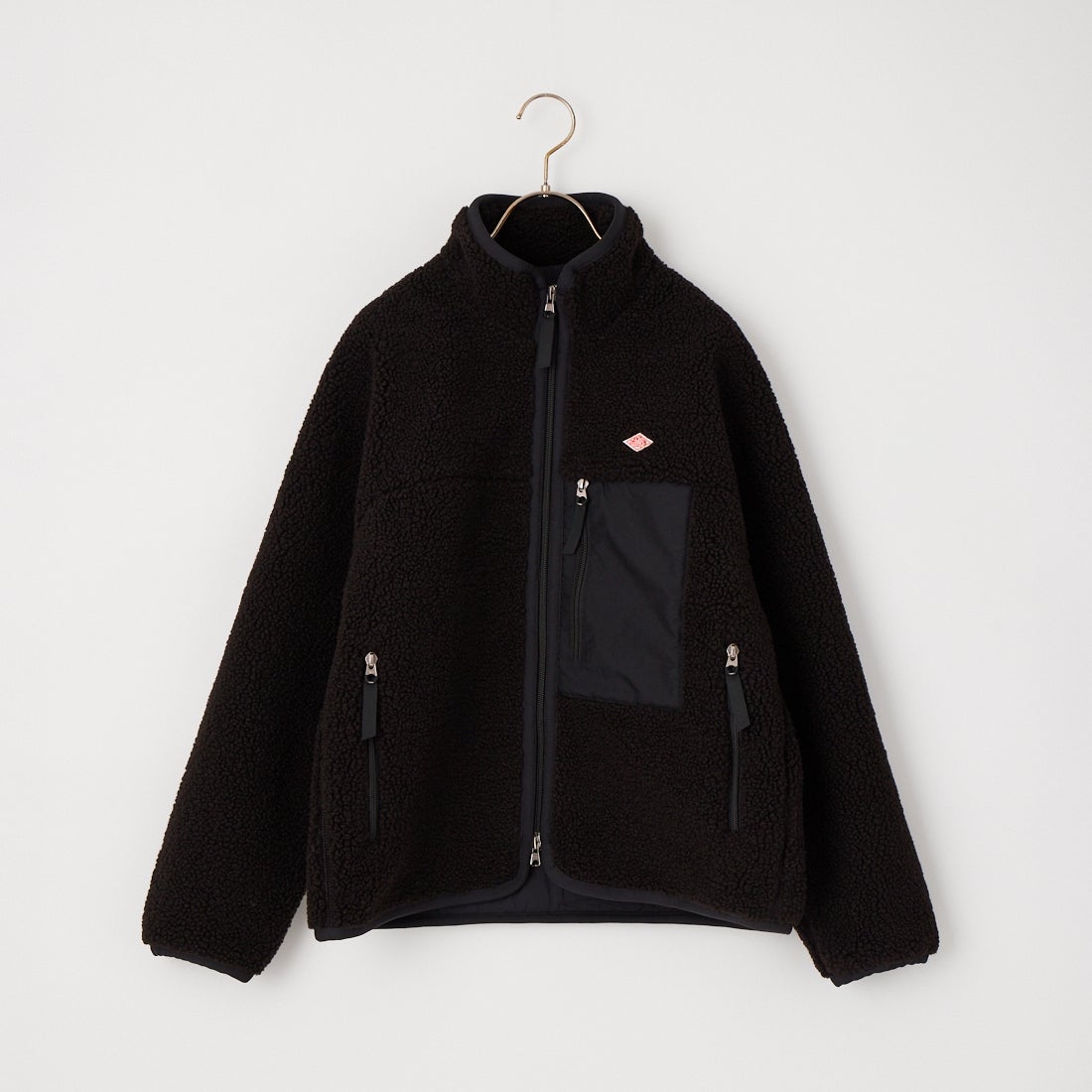 DANTON [ダントン] スタンドカラーボアジャケット [DT-A0194LBA] BLACK