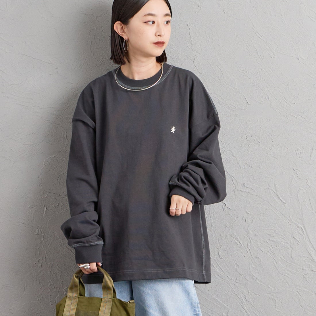COAL GREY&&モデル身長：150cm 着用サイズ：S&&