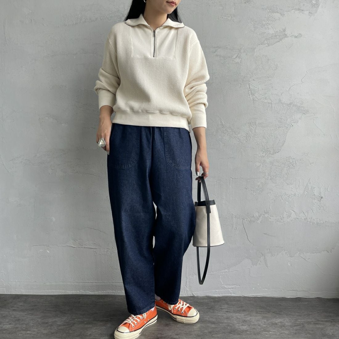 DANTON [ダントン] デニムイージーパンツ [JD-2540DDM]｜ジーンズ