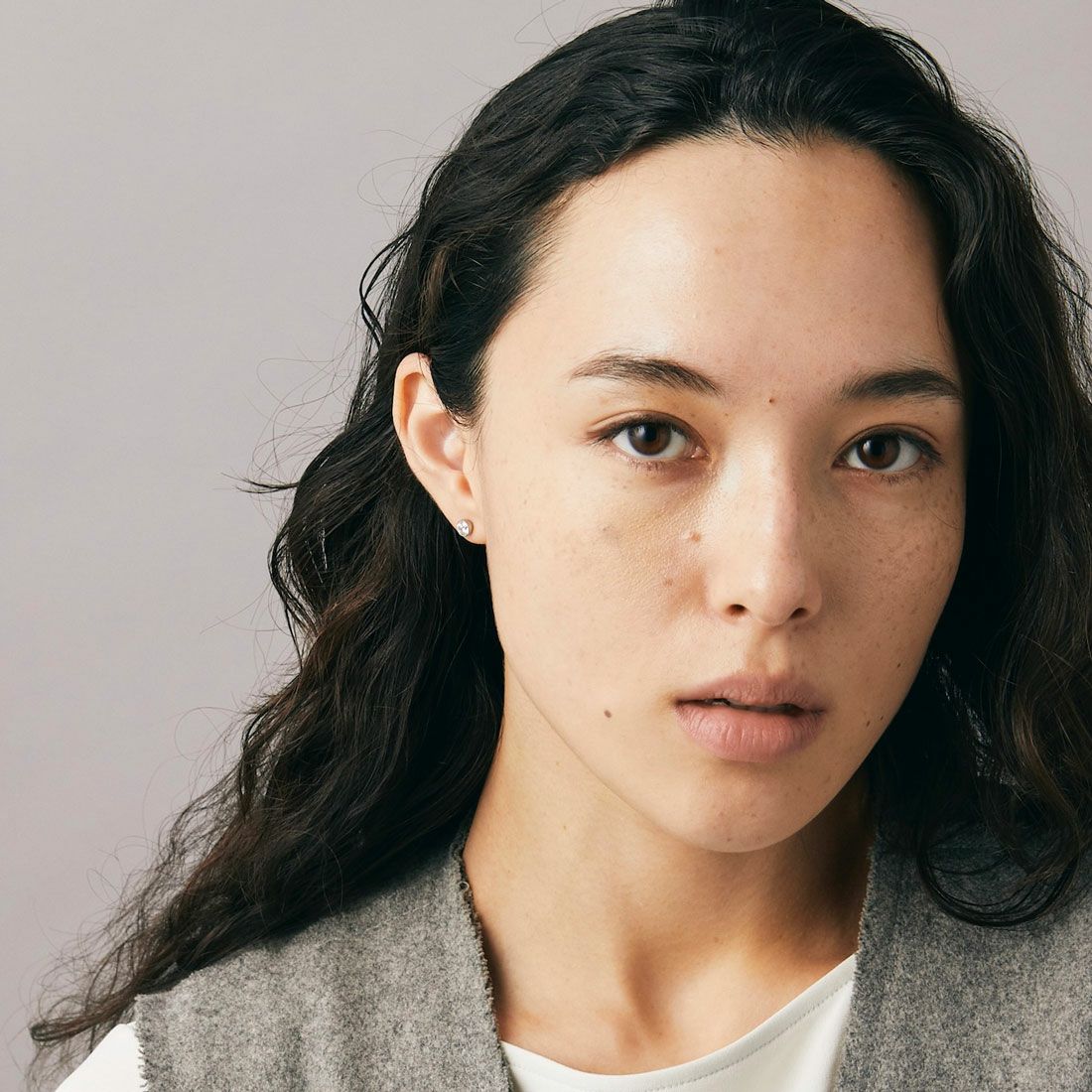 Baqless [バックレス] クラリティ ホワイトピアス [CZ-50-WH] WHITE