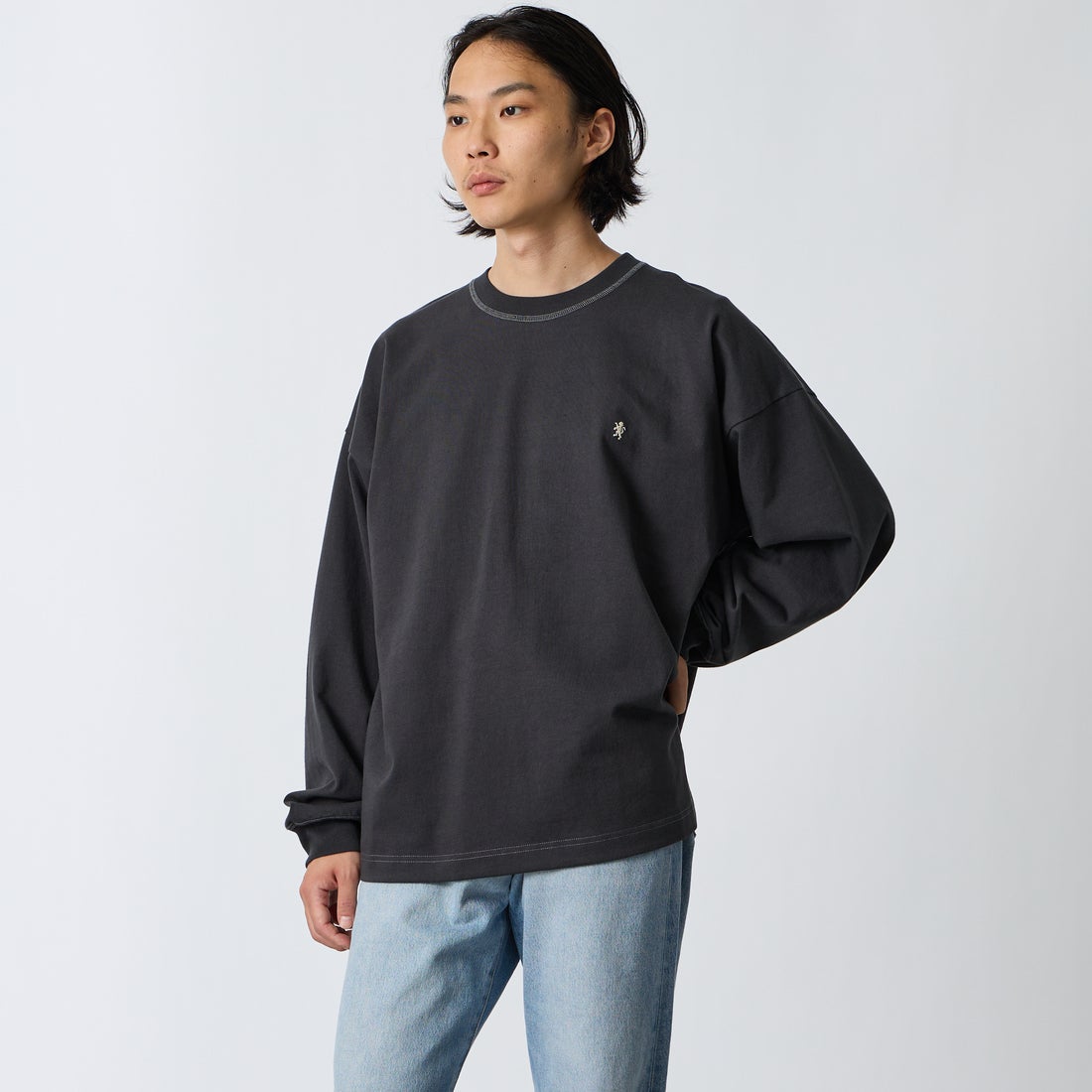 COAL GREY&&モデル身長：175cm 着用サイズ：L&&