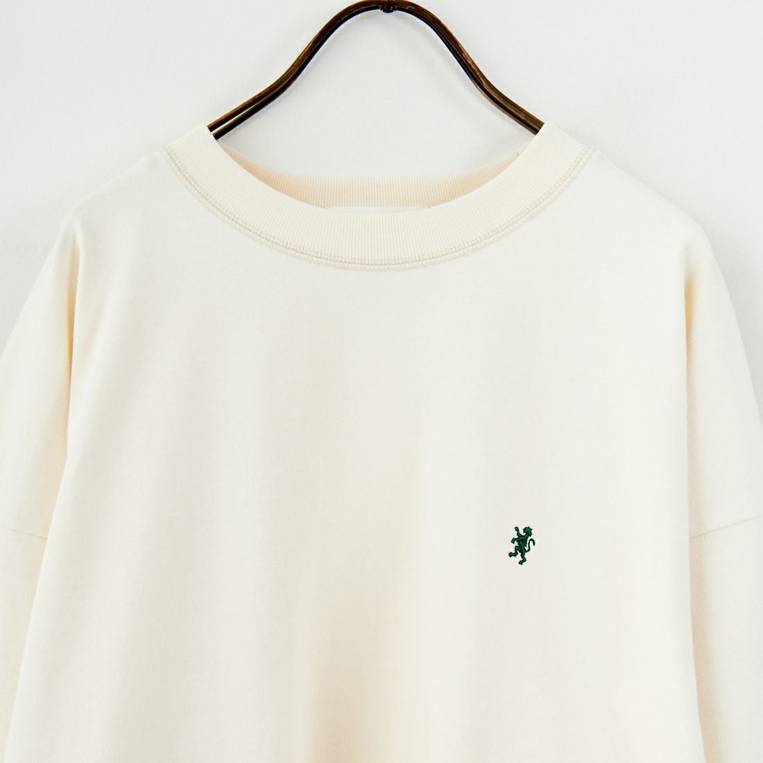 Gymphlex [ジムフレックス] ヘビーウェイトジャージー ロングスリーブTシャツ [GY-C0389HWJ] HEA.L.GREY&&モデル身長：168cm 着用サイズ：M&&