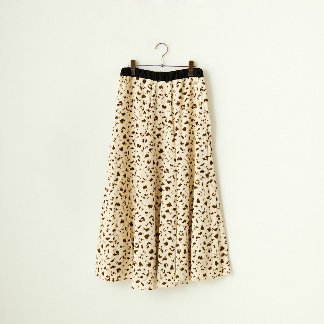 Jeans Factory Clothes [ジーンズファクトリークローズ] レオパード柄フレアスカート [147503] 71 ﾍﾞｰｼﾞｭ