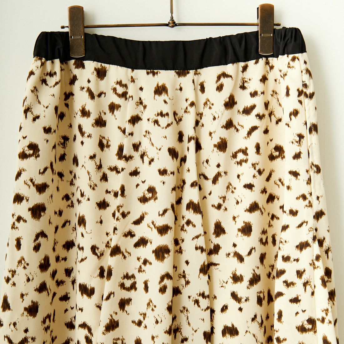 Jeans Factory Clothes [ジーンズファクトリークローズ] レオパード柄フレアスカート [147503] 71 ﾍﾞｰｼﾞｭ