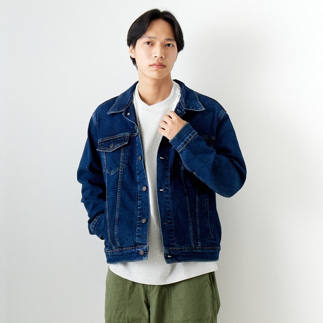 LEVI'S [リーバイス] 3rdトラッカージャケット [72334-03] 22 COLUSA &&モデル身長：179cm 着用サイズ：L&&