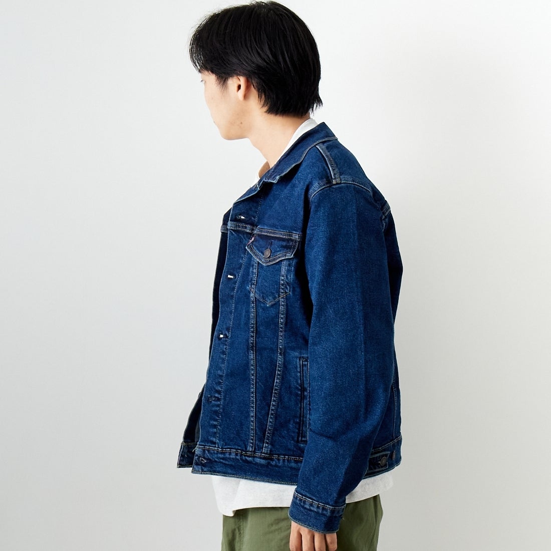 LEVI'S [リーバイス] 3rdトラッカージャケット [72334-03] 22 COLUSA &&モデル身長：179cm 着用サイズ：L&&