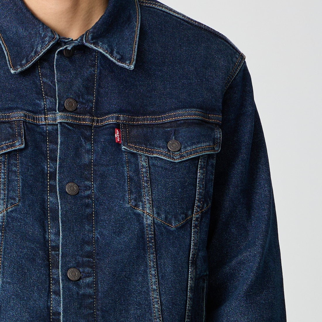 LEVI'S [リーバイス] 3rdトラッカージャケット [72334-03] 22 COLUSA &&モデル身長：179cm 着用サイズ：M&&