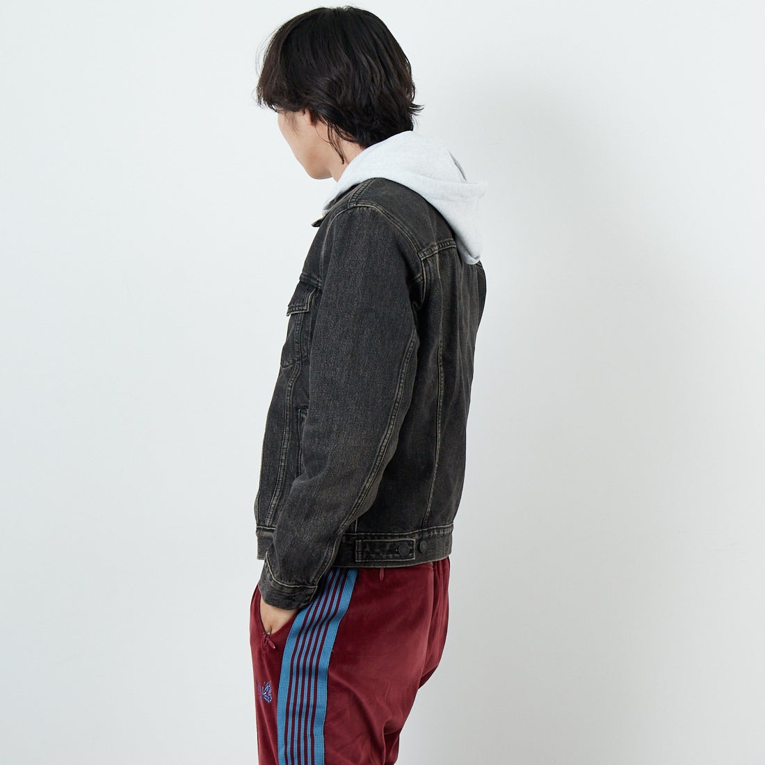 LEVI'S [リーバイス] トラッカージャケット [72334-05] 84 BLOW AW &&モデル身長：179cm 着用サイズ：M&&