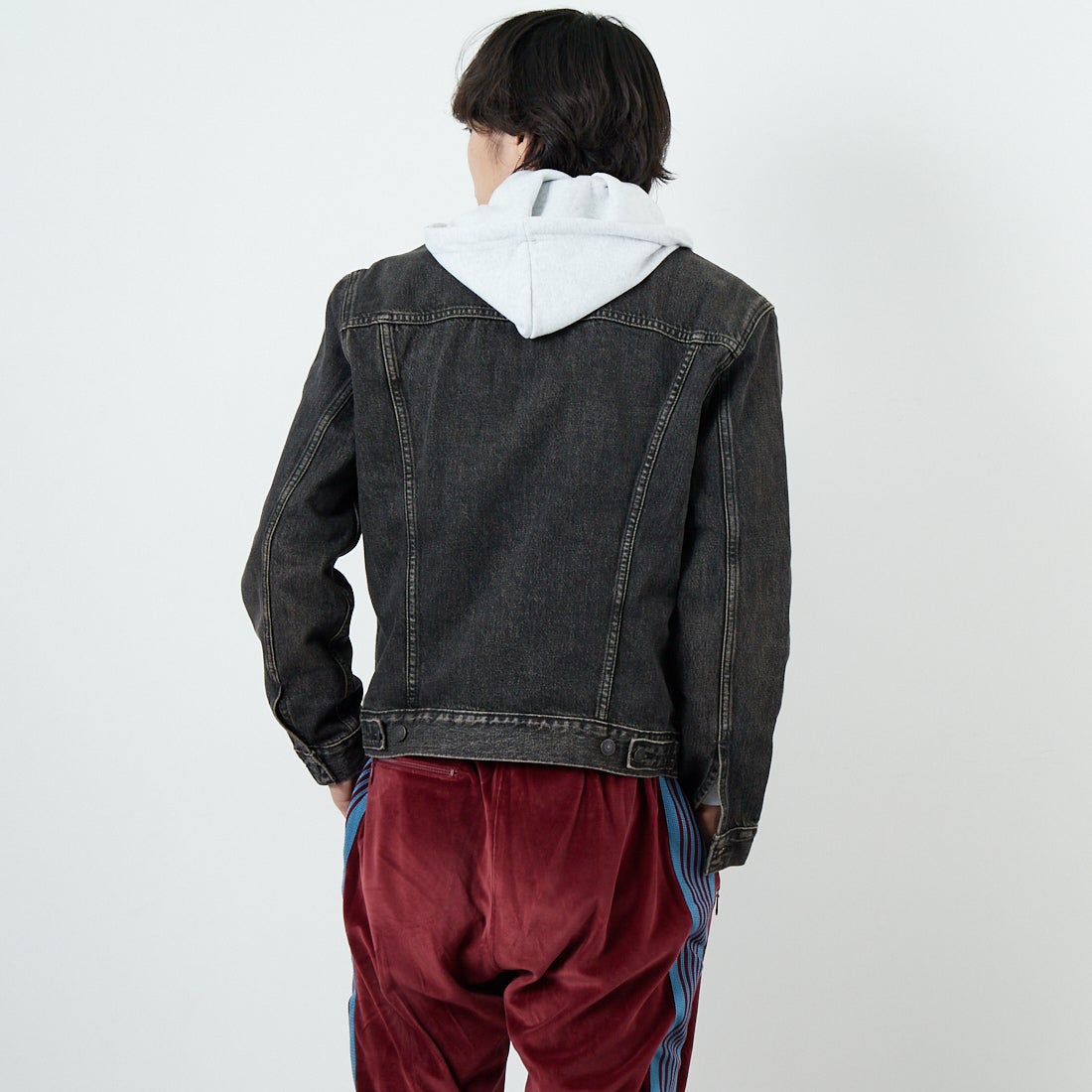 LEVI'S [リーバイス] トラッカージャケット [72334-05] 84 BLOW AW &&モデル身長：179cm 着用サイズ：M&&