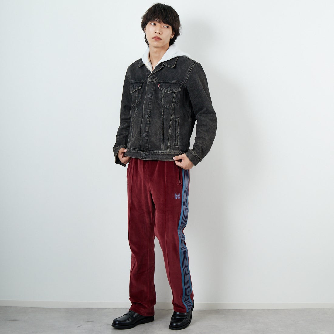 LEVI'S [リーバイス] トラッカージャケット [72334-05] 84 BLOW AW &&モデル身長：179cm 着用サイズ：M&&