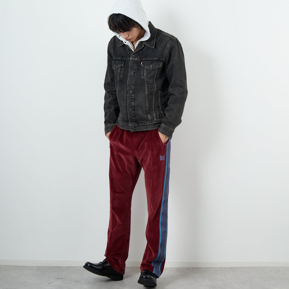 LEVI'S [リーバイス] トラッカージャケット [72334-05] 84 BLOW AW &&モデル身長：179cm 着用サイズ：M&&