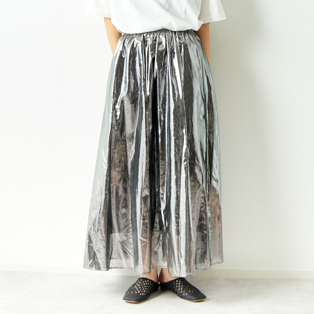 BLACK&&モデル身長：167cm 着用サイズ：F&&