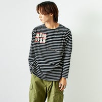 BLACK&&モデル身長：179cm 着用サイズ：L&&