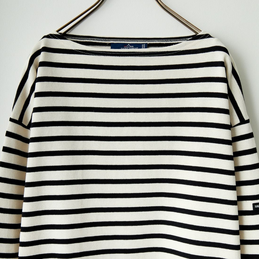 ST.JAMES [セントジェームス] バスクロングスリーブTシャツ [OUESSANT] ECR/NOI