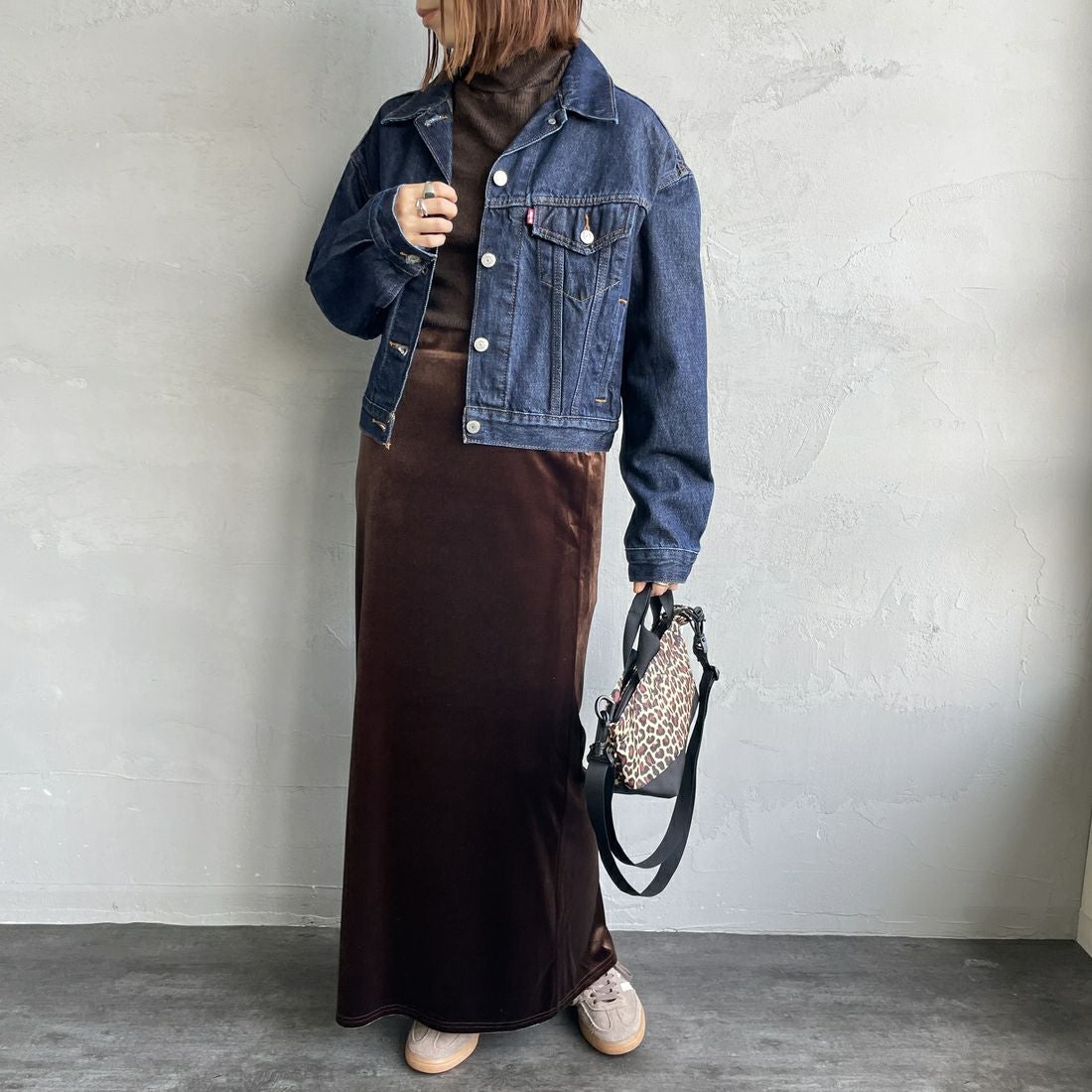 LEVI'S [リーバイス] シュランケン 90sトラッカージャケット [A9155-00] 00 REMEMBE &&モデル身長：158cm 着用サイズ：S&&