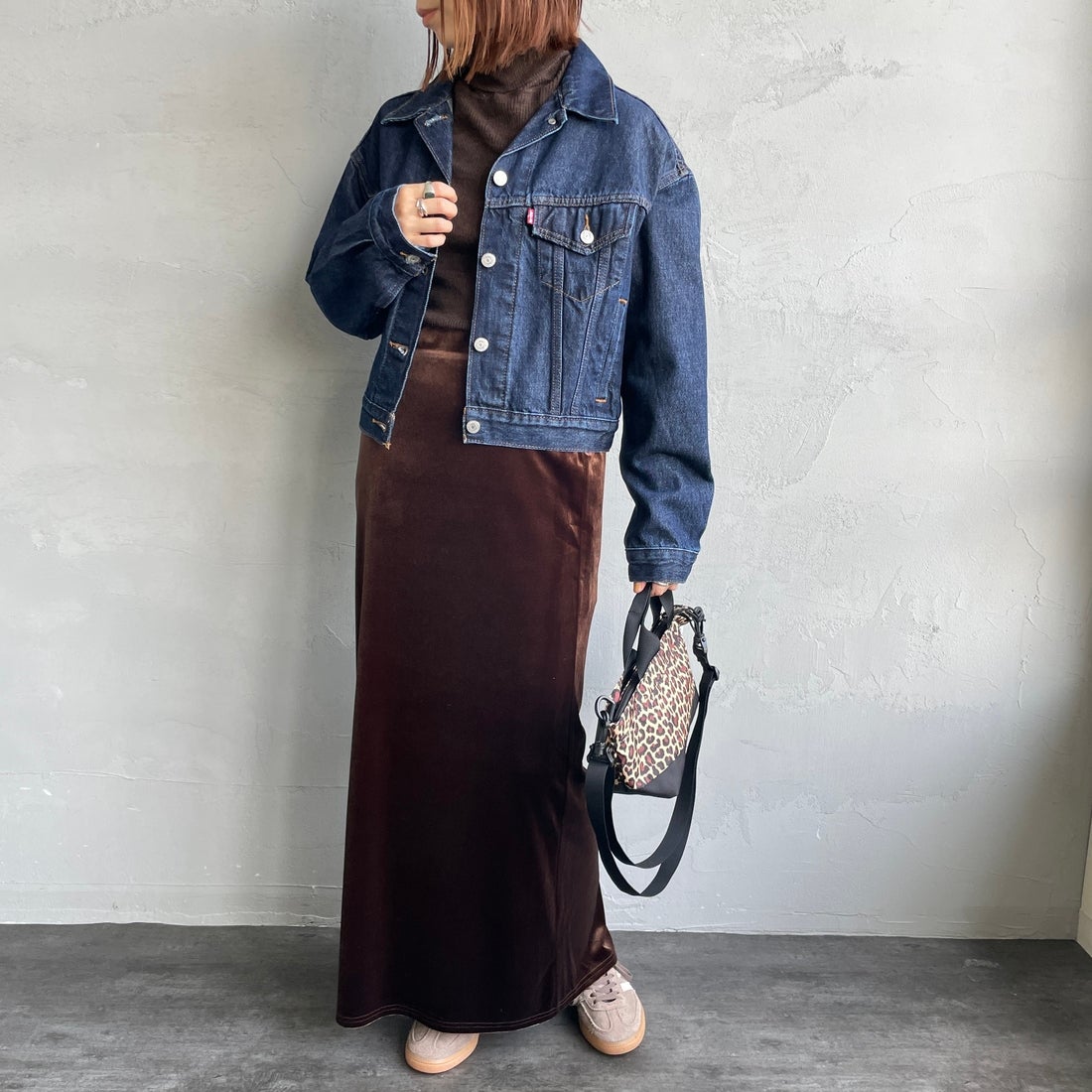 LEVI'S [リーバイス] シュランケン 90sトラッカージャケット [A9155-00] 00 REMEMBE &&モデル身長：158cm 着用サイズ：S&&