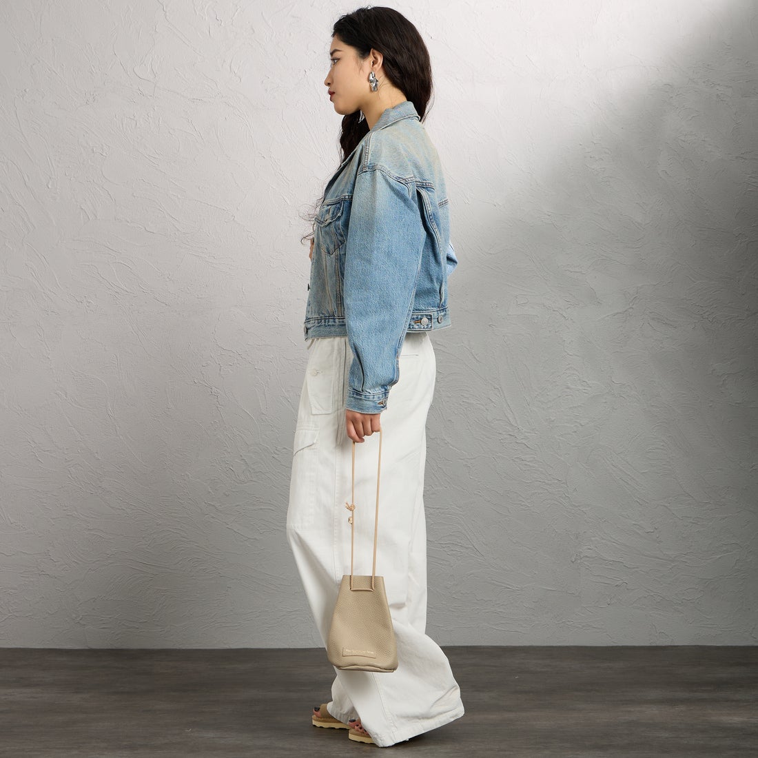 LEVI'S [リーバイス] シュランケン 90sトラッカージャケット [A9155-00] 22 OFF ROA &&モデル身長：162cm 着用サイズ：S&&