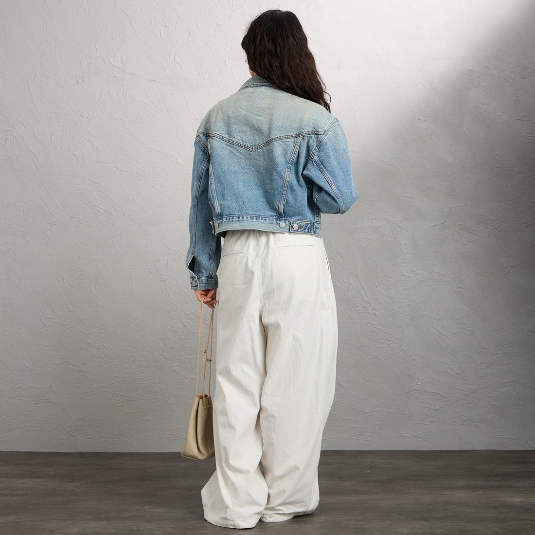 LEVI'S [リーバイス] シュランケン 90sトラッカージャケット [A9155-00] 22 OFF ROA &&モデル身長：162cm 着用サイズ：S&&