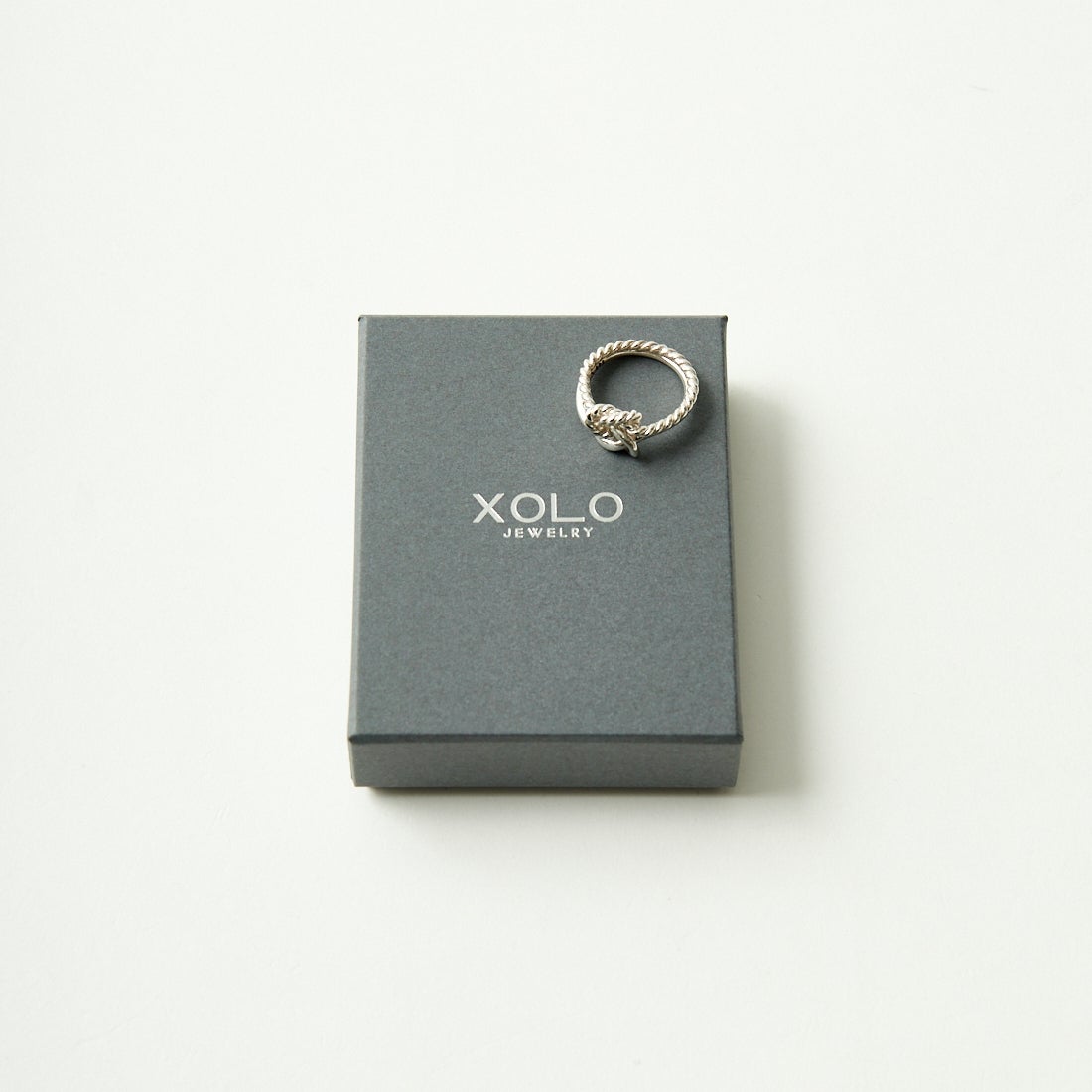 XOLO JEWELRY [ショロジュエリー] ダブルノットロープリング [XOR080] SILVER