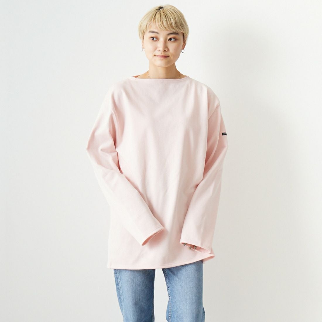 ST.JAMES [セントジェームス] 無地バスクTシャツ [OUESSANT-SD