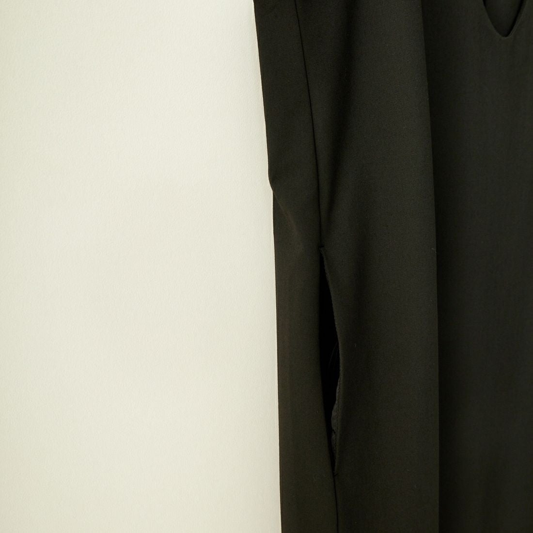 MICA&DEAL [マイカアンドディール] ディープUネックワンピース [0124304190] BLACK