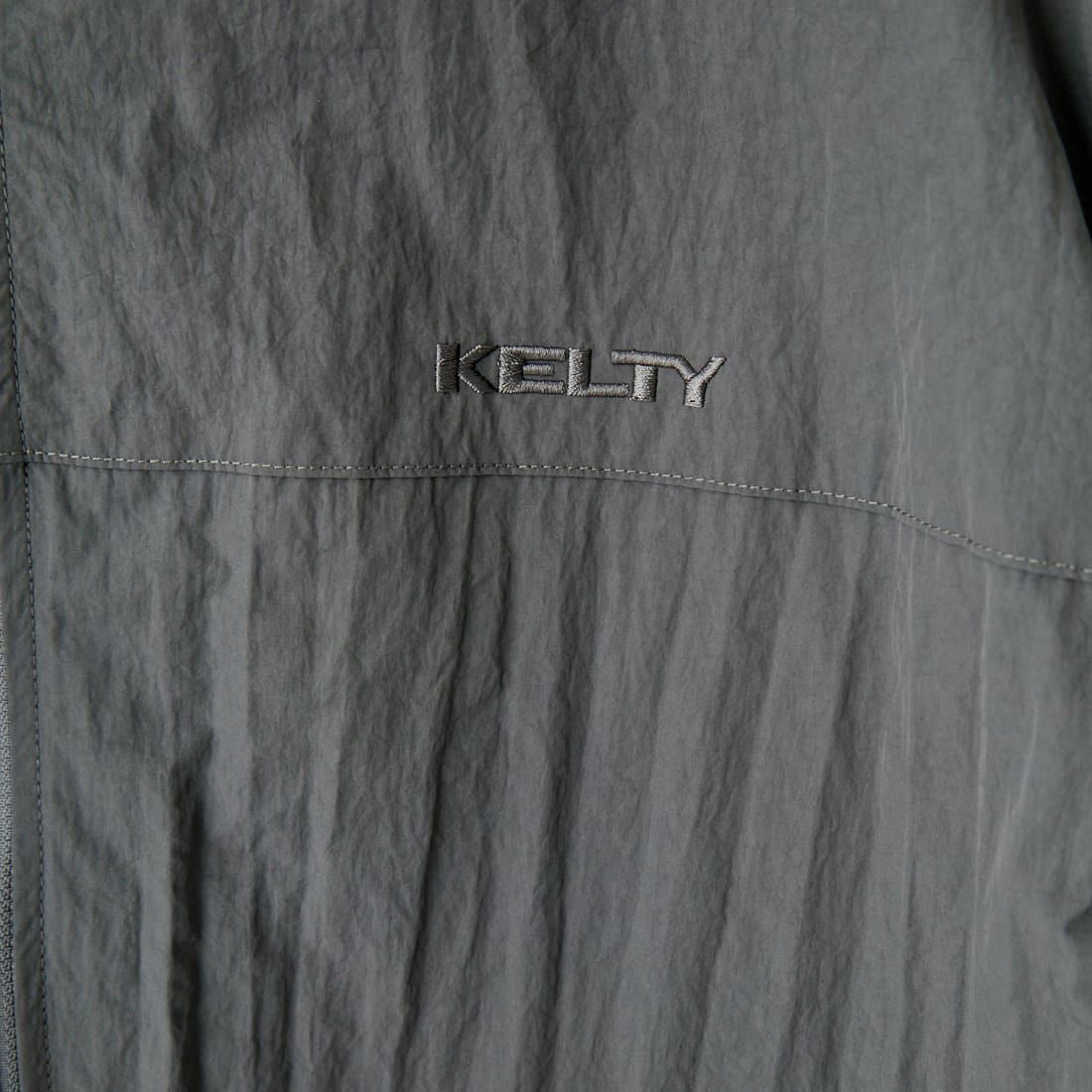 KELTY [ケルティ] 別注 中綿入り サイドスリットナイロンベスト [KE243W10IN02-JF] CHARCOAL