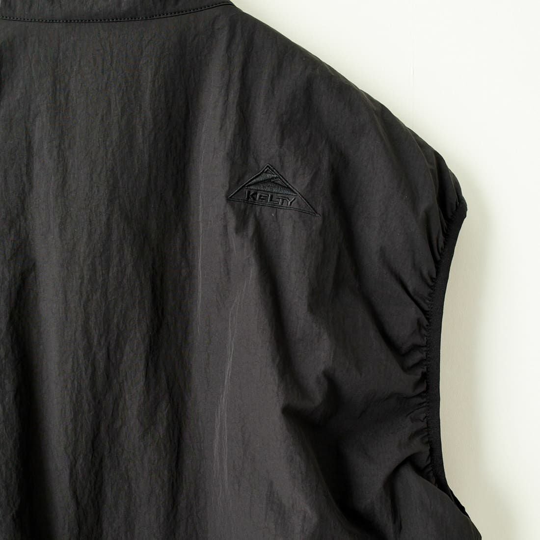 KELTY [ケルティ] 別注 中綿入り サイドスリットナイロンベスト [KE243W10IN02-JF] BLACK