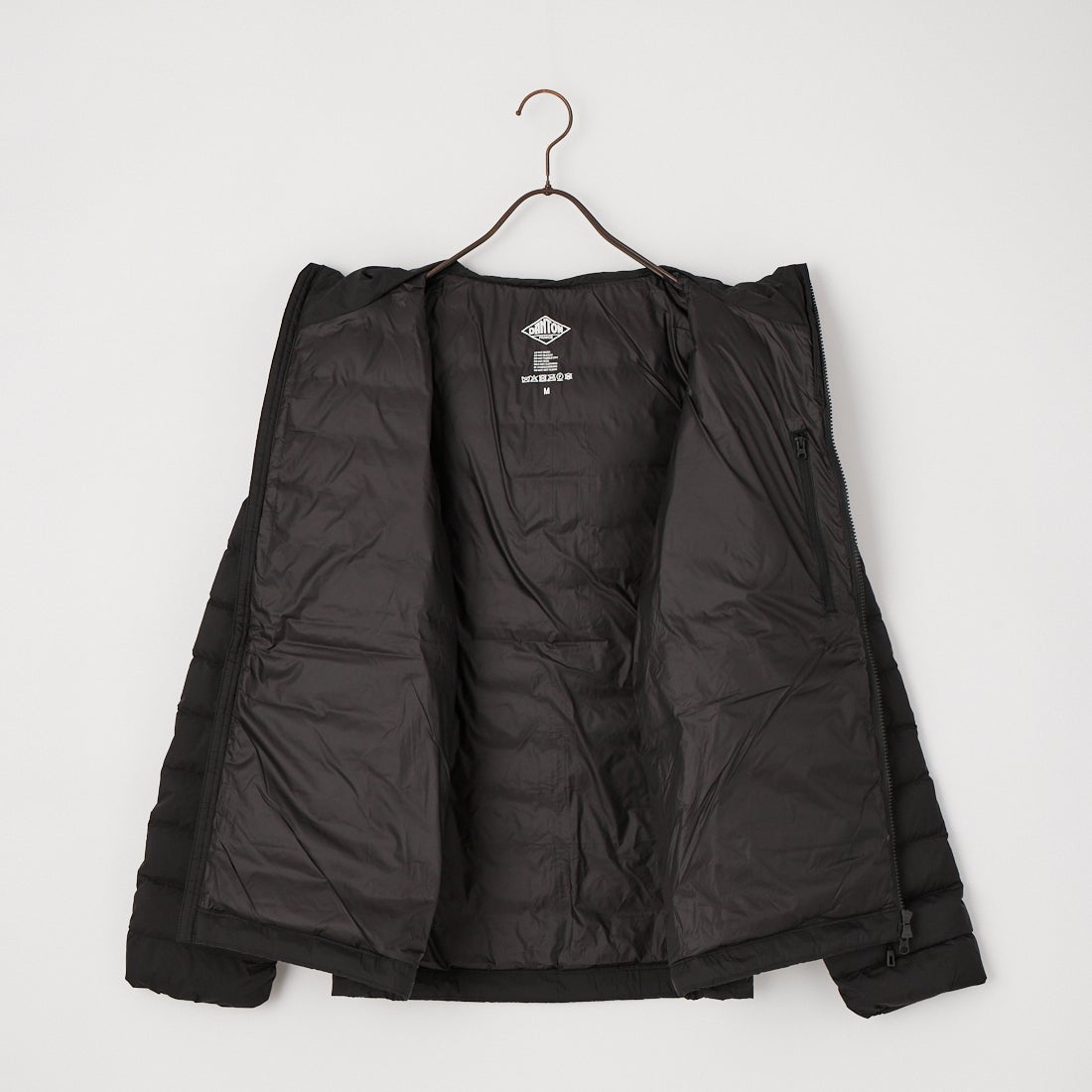 DANTON [ダントン] ミドルダウンフードジャケット [DT-A0564NRP] BLACK