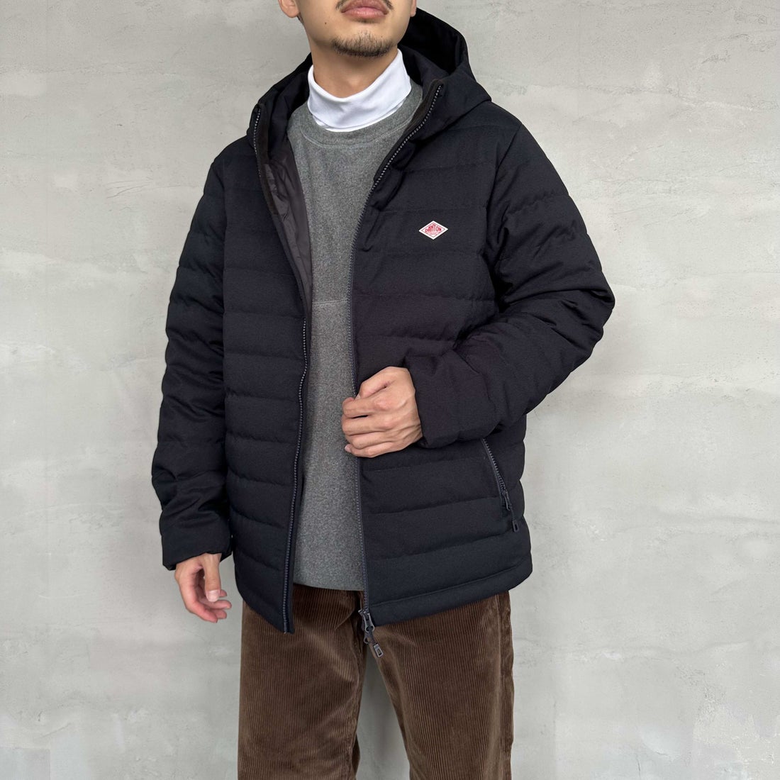 NAVY&&モデル身長：168cm 着用サイズ：M&&